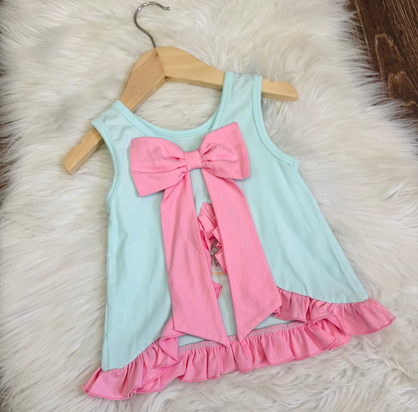 Take Me To The Castle Bow-Back Bloomer Set