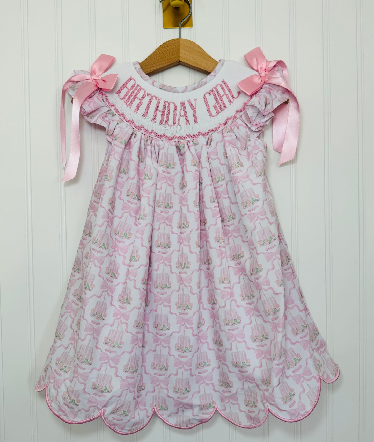 Birthday Girl Smocked Dress