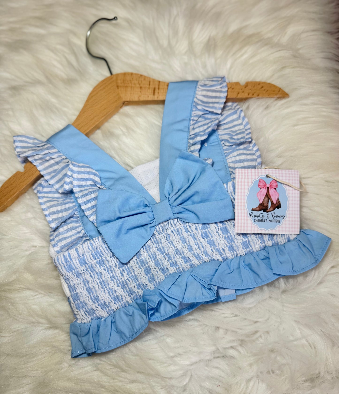 Ice Friends Smocked Swimsuit