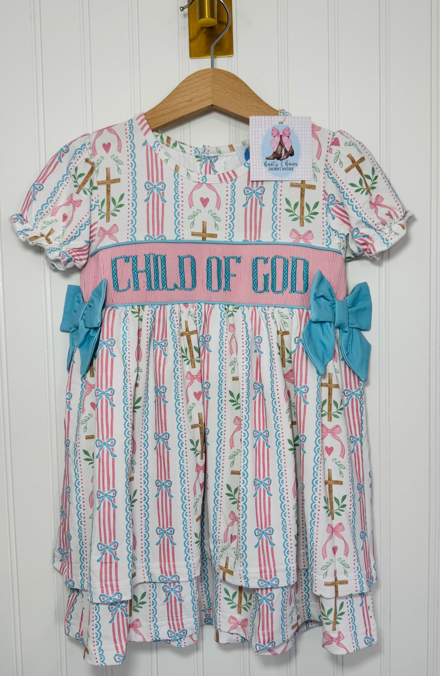 Child Of God Smocked Dress