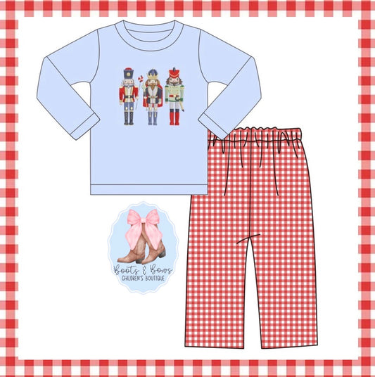 PREORDER 40 - Boys Embroidered Nutcracker Collection (ETA NOVEMBER) *CHRISTMAS DEAL OF THE DAY*