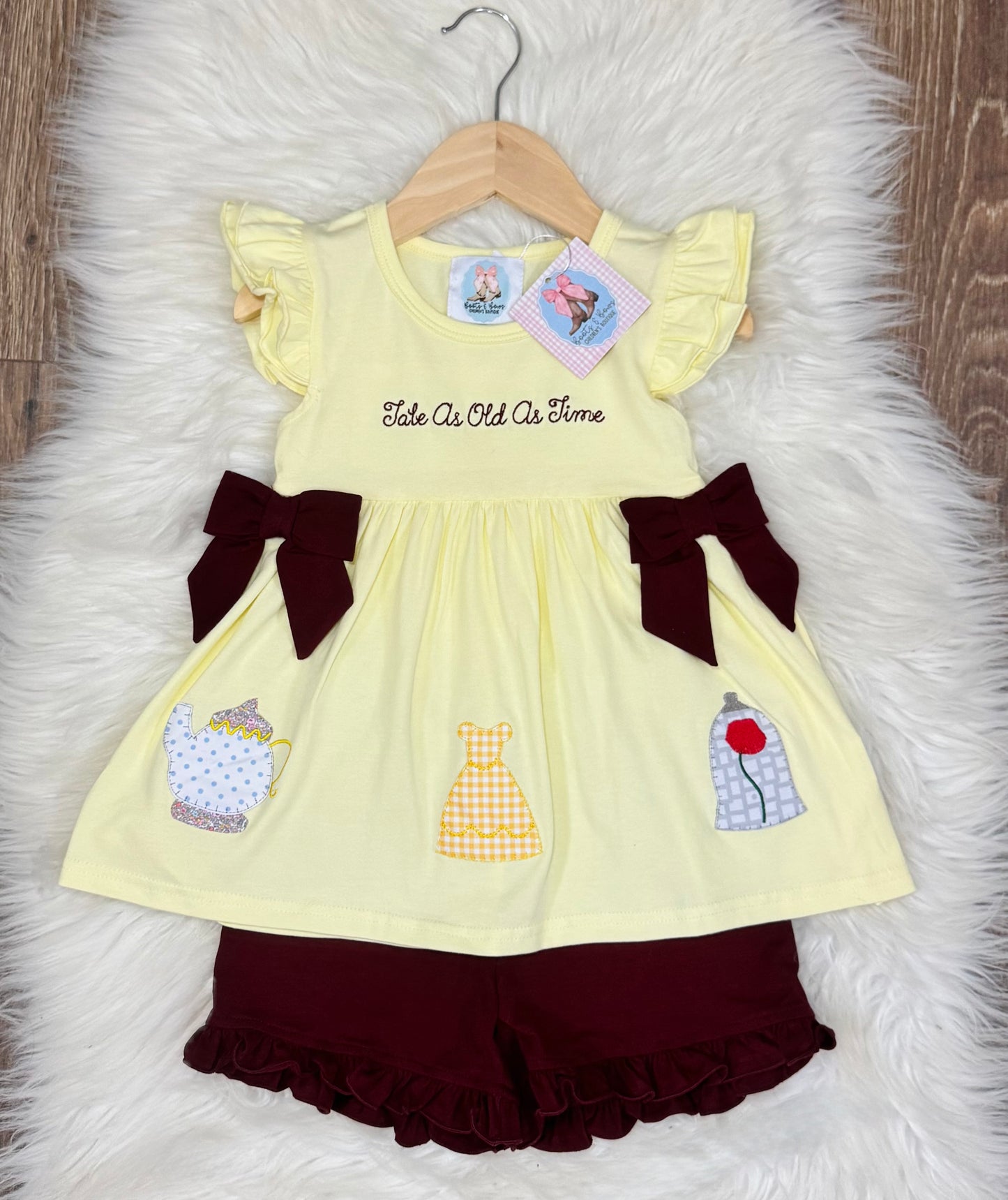 As Old As Time Shorts Set
