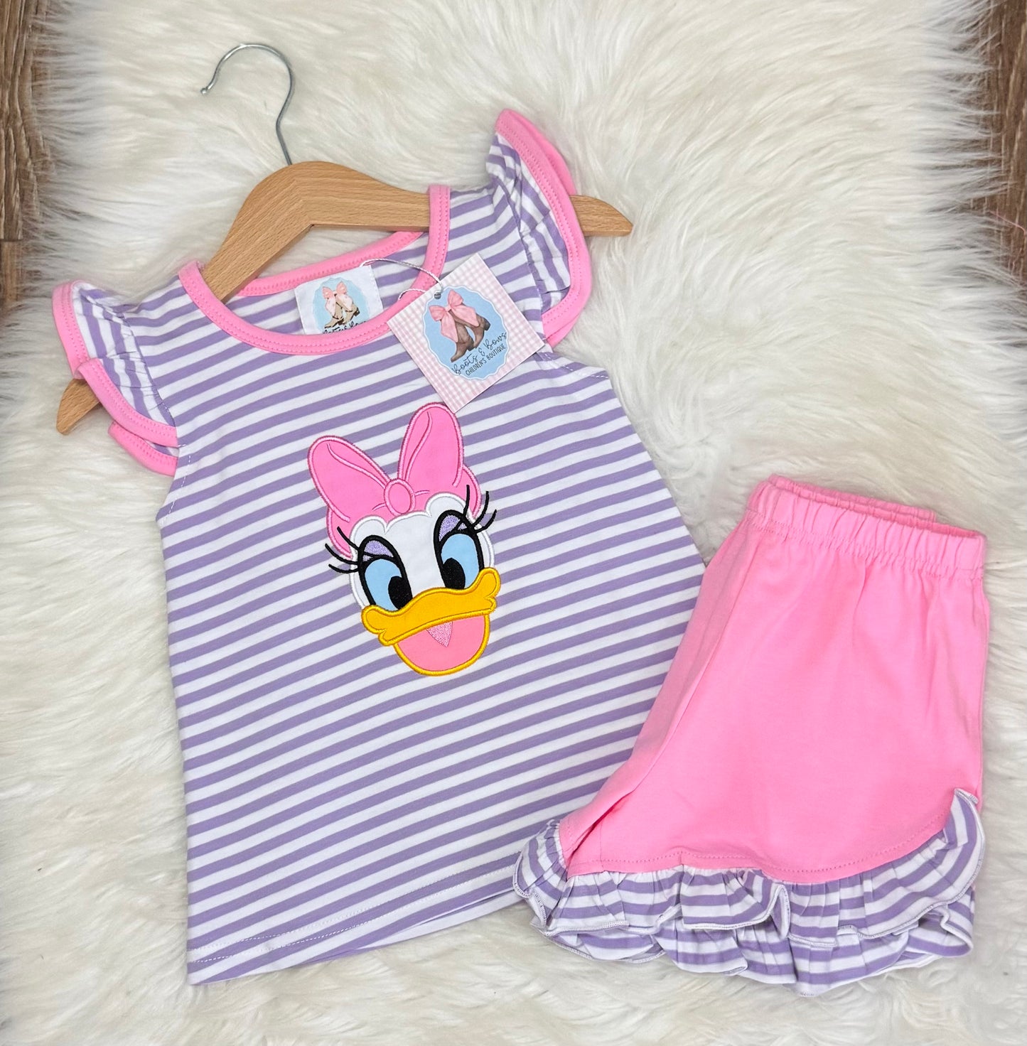 Duck Duo Girls Shorts Set