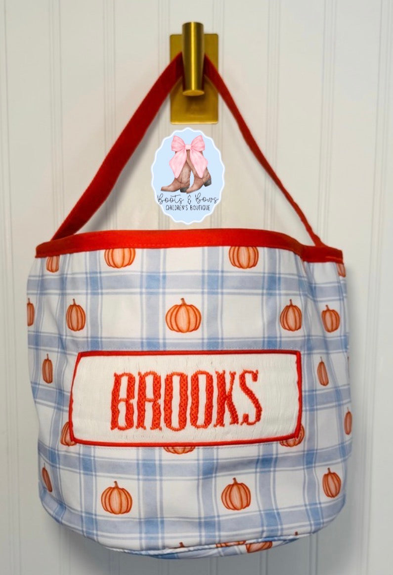 PREORDER 43 - Smocked Halloween Treat Baskets (ETA OCTOBER)