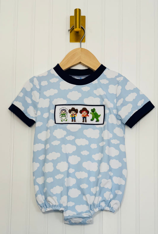 Toy Friends Smocked Boys Bubble