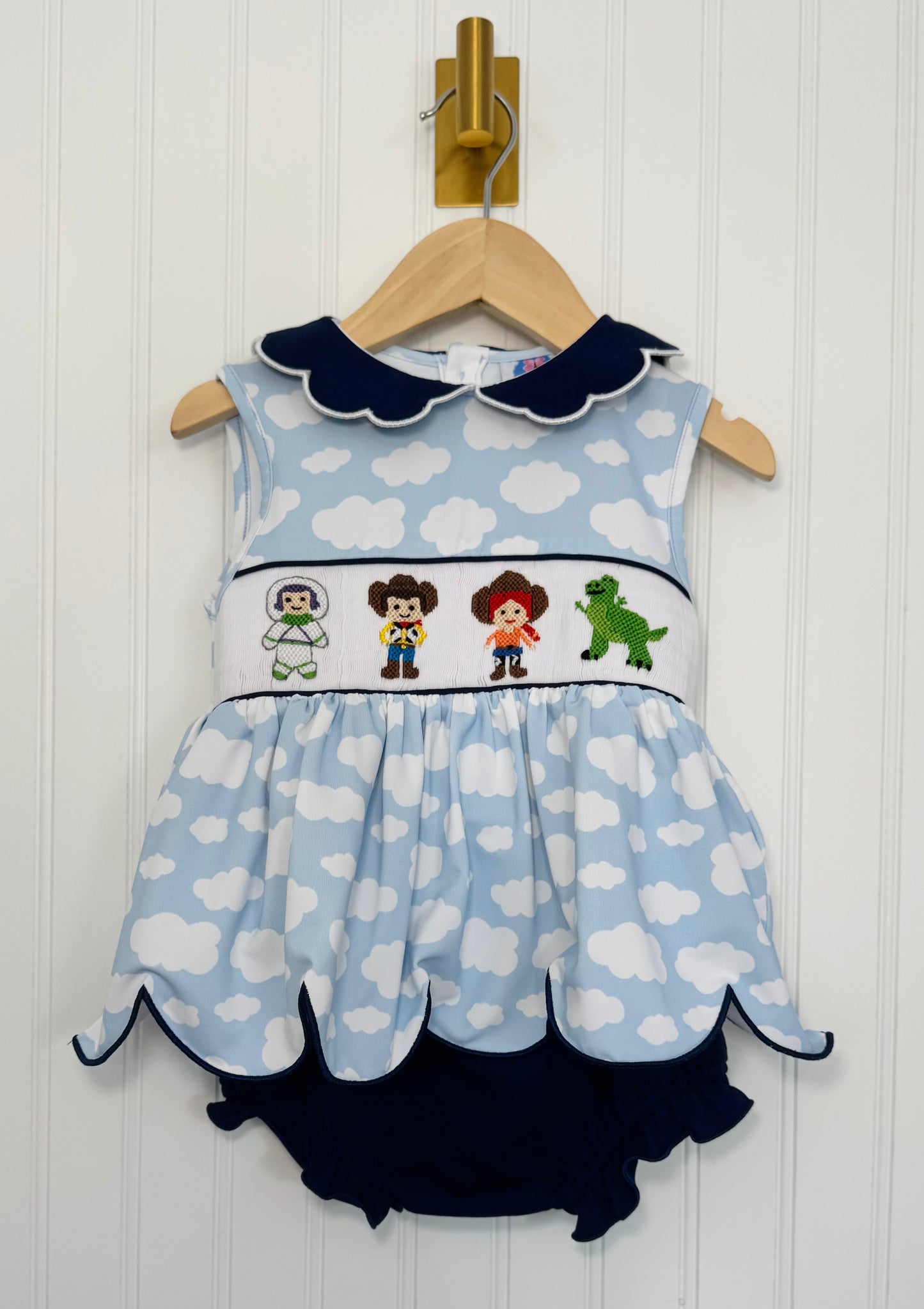 Toy Friends Girls Smocked Bloomer Set