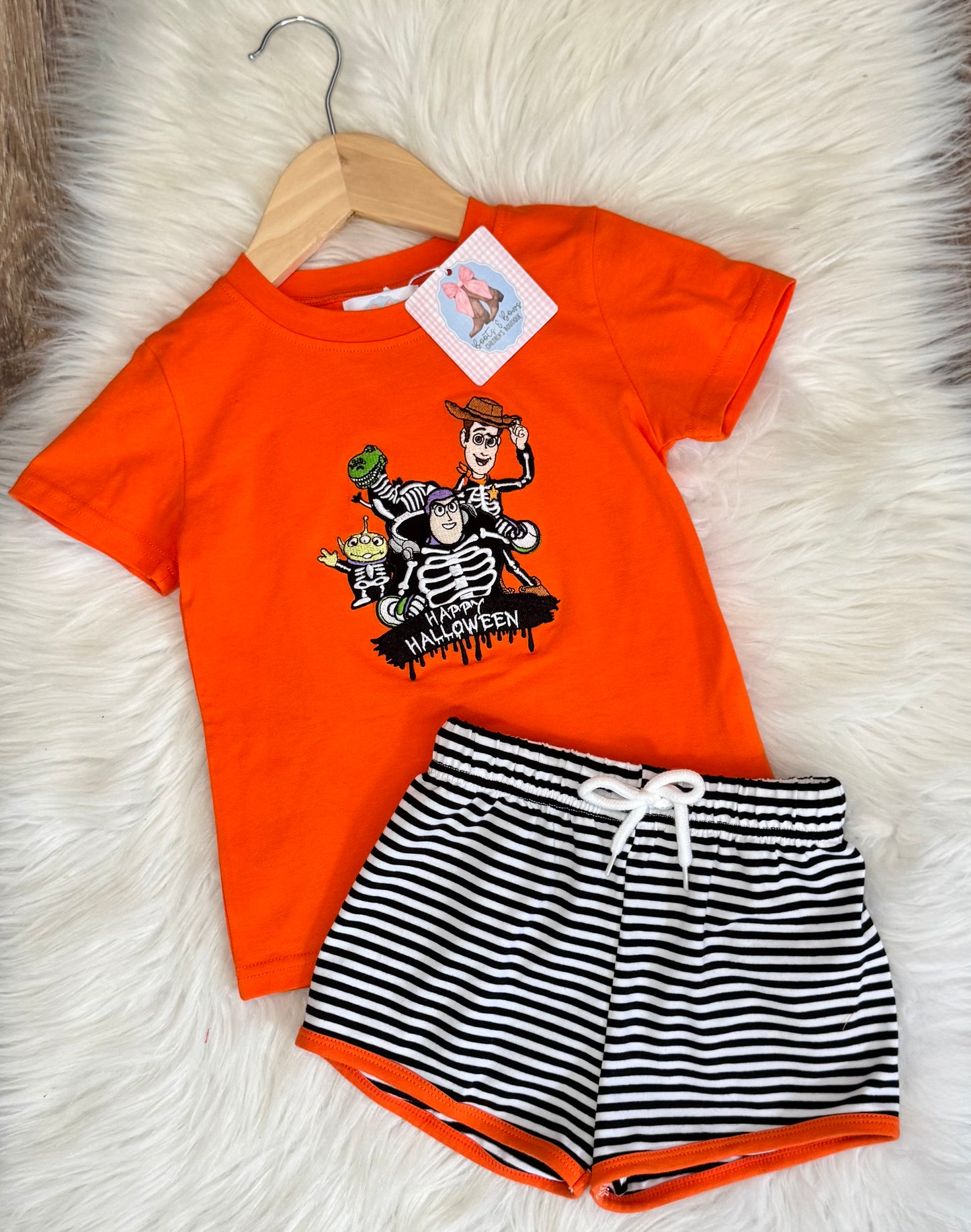 To Halloween and Beyond Boys Shorts Set