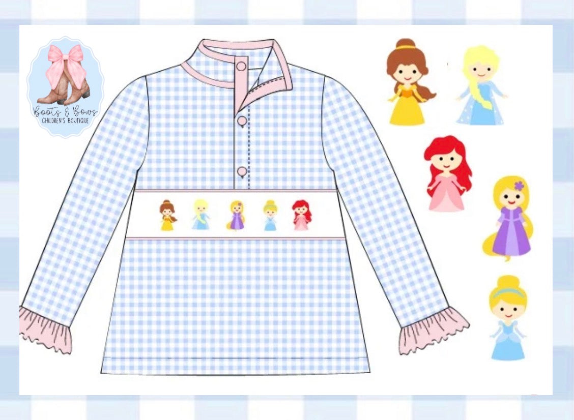 PREORDER 43 - Smocked Princess Pullover (ETA DECEMBER)