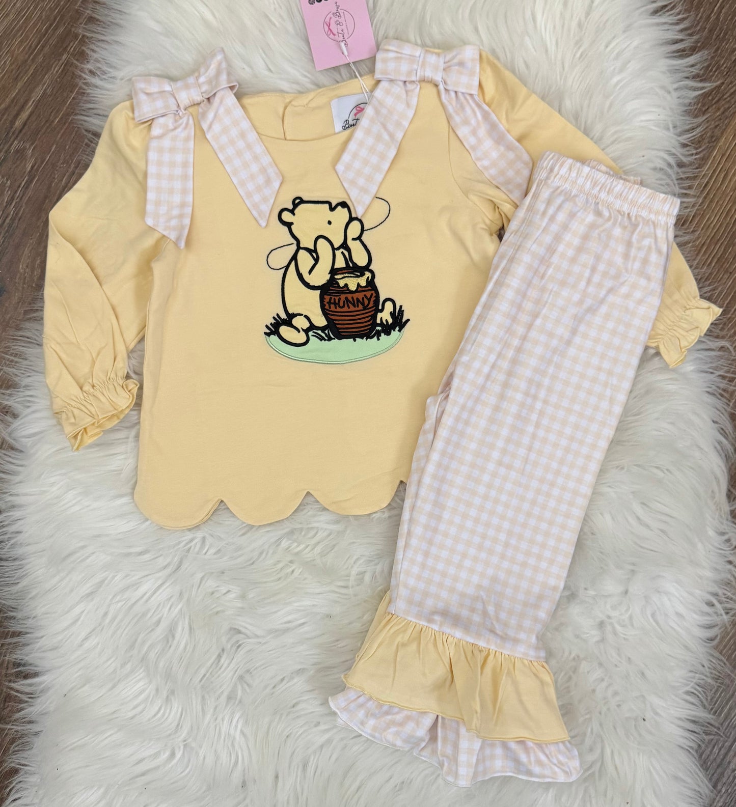 Sweet As "Hunny" Girls Pants Set