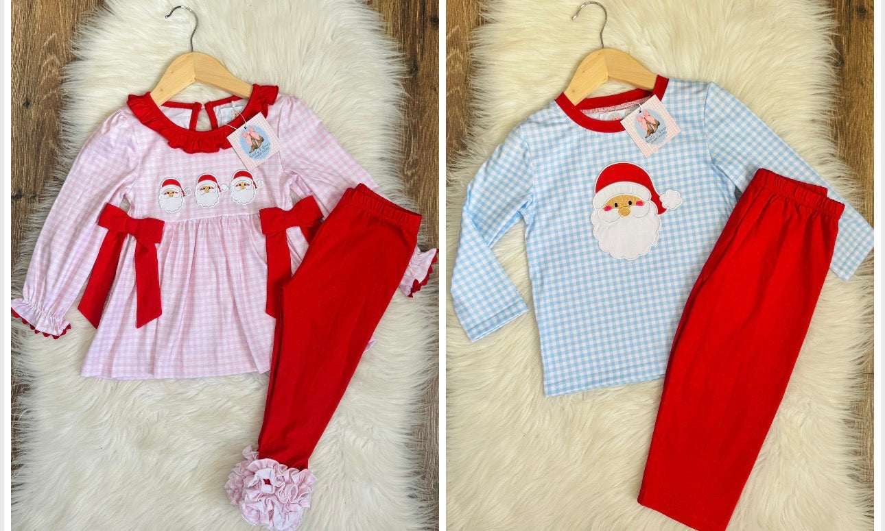 PREORDER 53 - Gingham Santa (ETA EARLY DECEMBER)