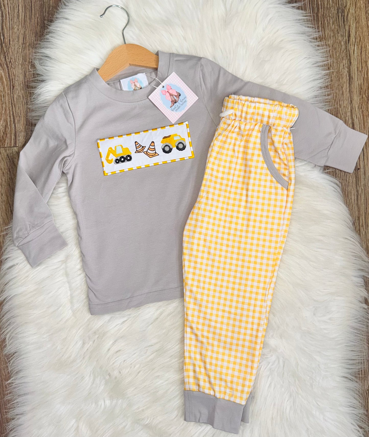 Construction Fun Boys Jogger Set