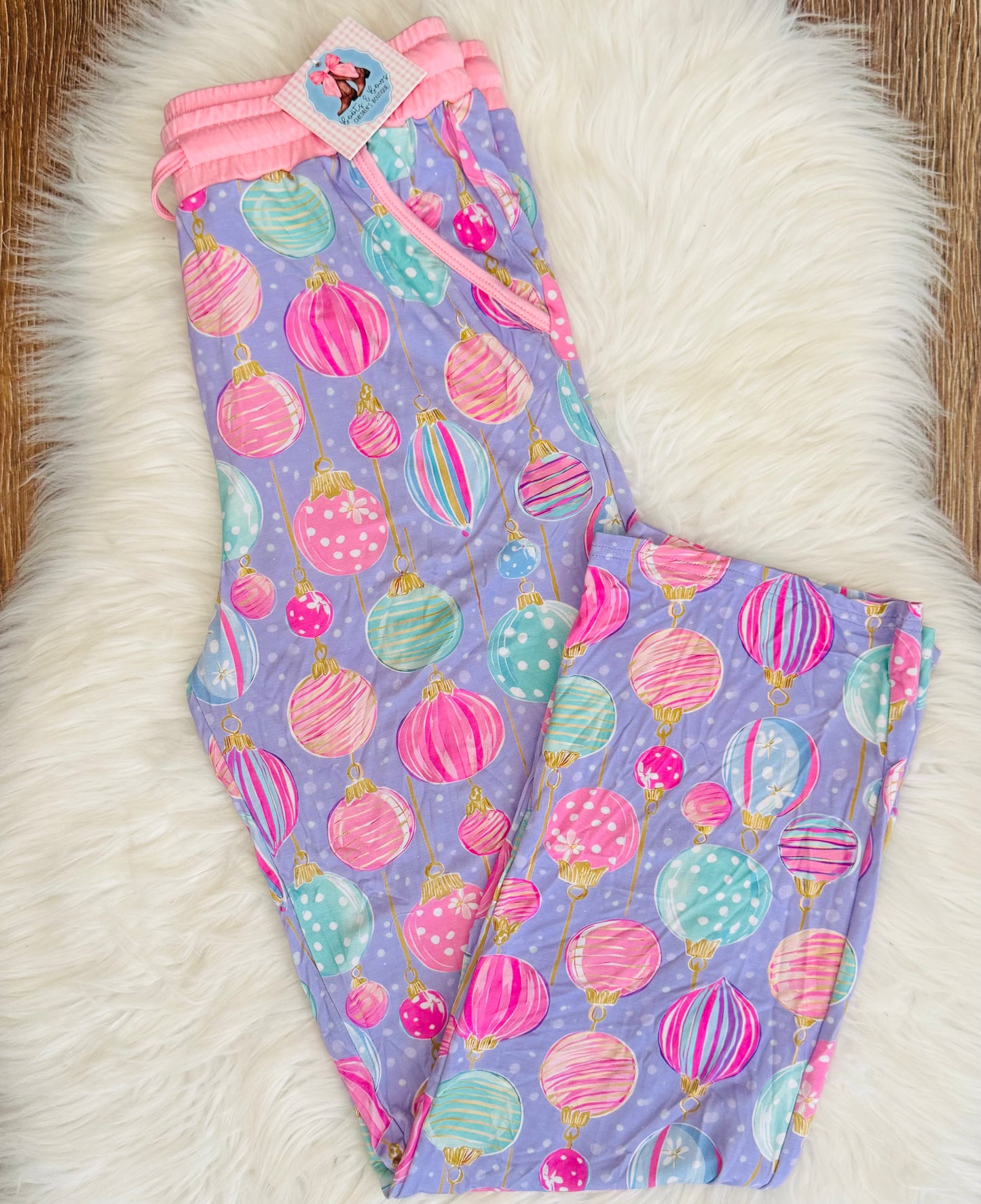 Merry and Bright Bamboo Adult Lounge Pants