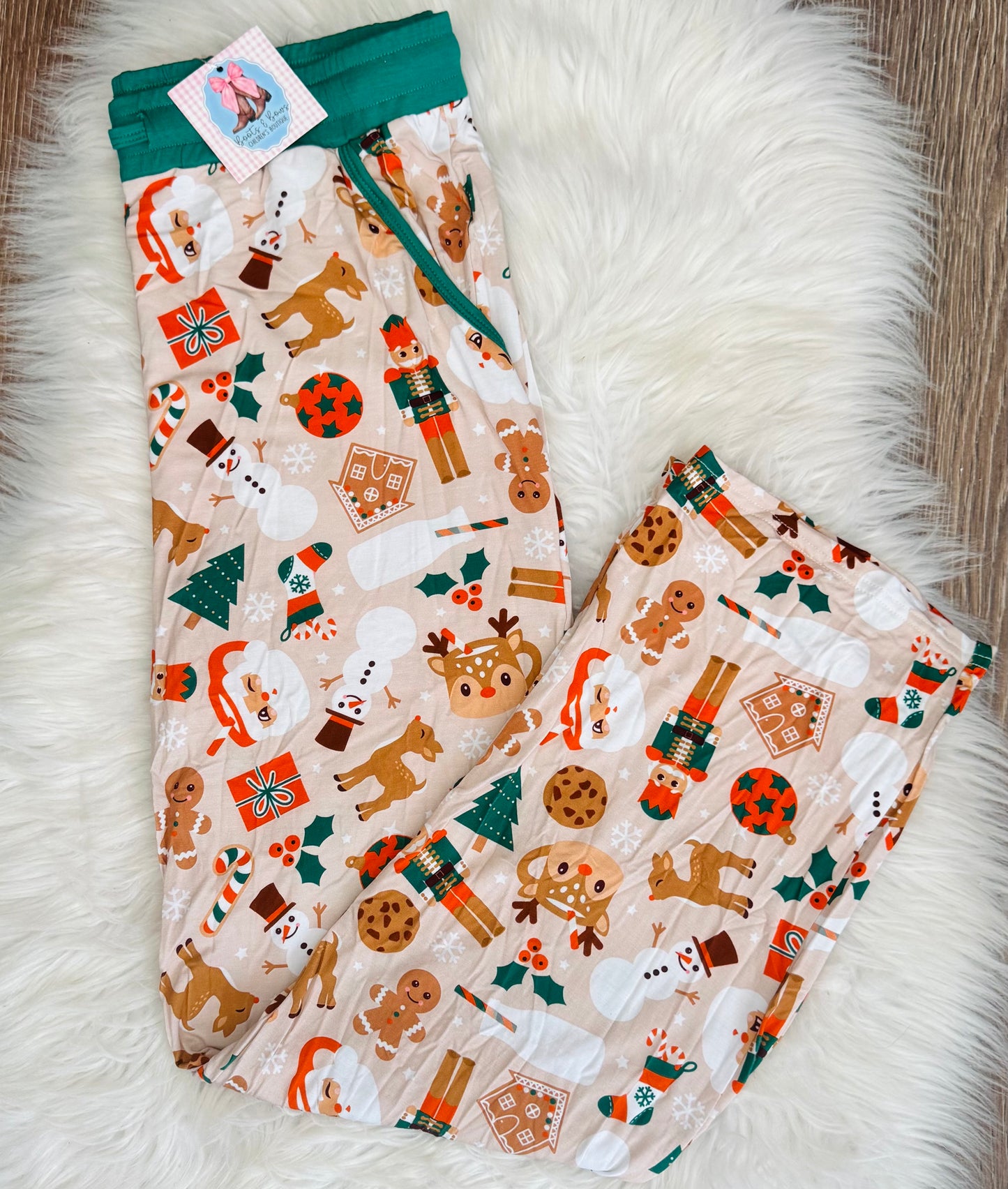 Holiday Essentials Bamboo Adult Lounge Pants