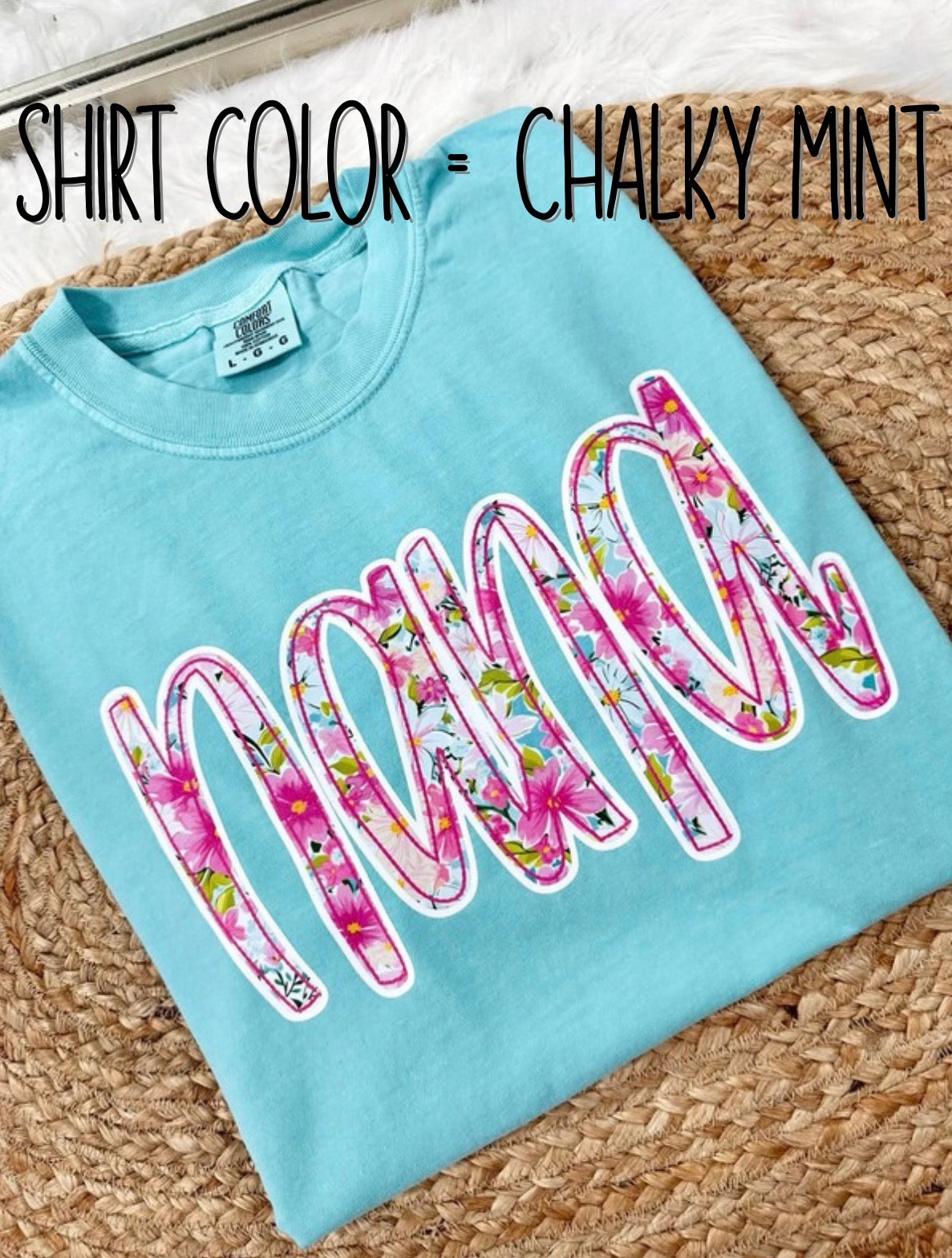 PREORDER Floral Custom Name Shirts (Adult)