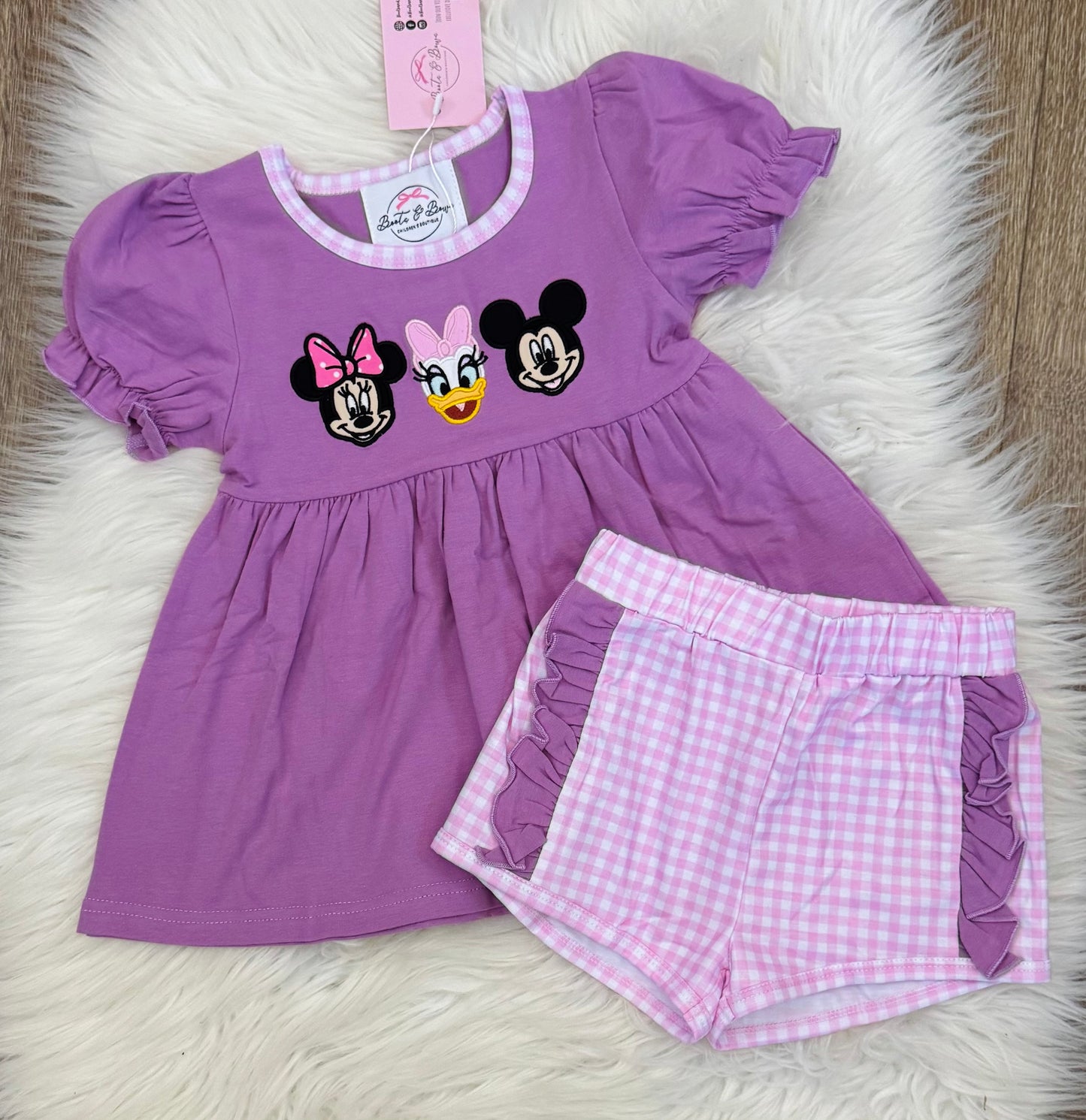 Classic Clubhouse Girls Shorts Set