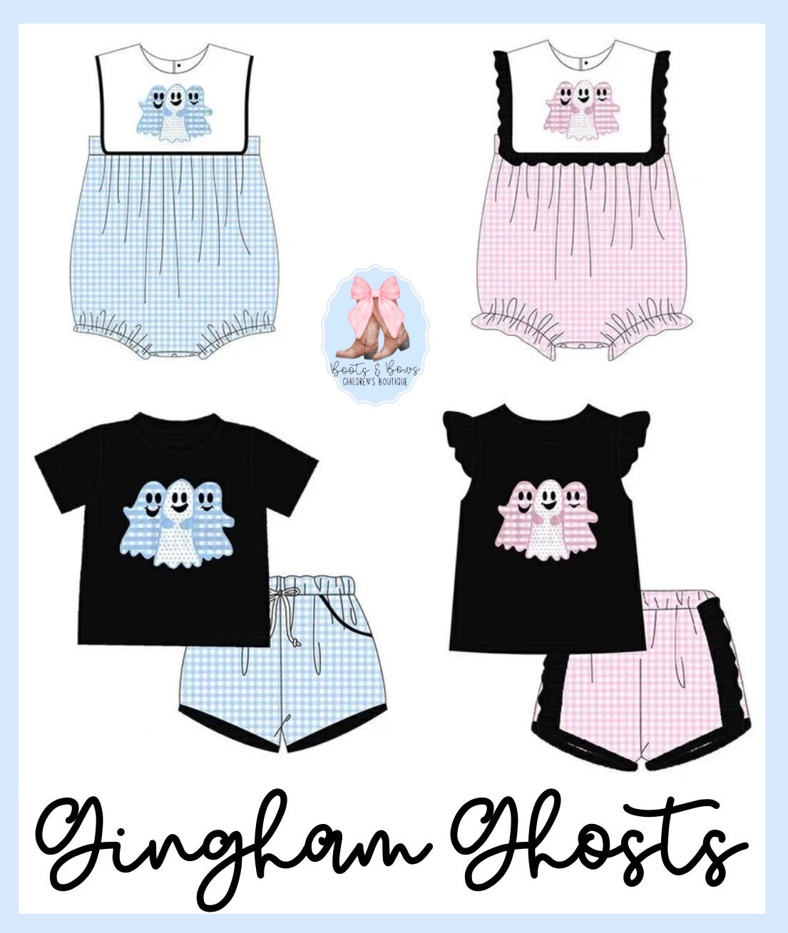 PREORDER 28 - Gingham Ghosts
