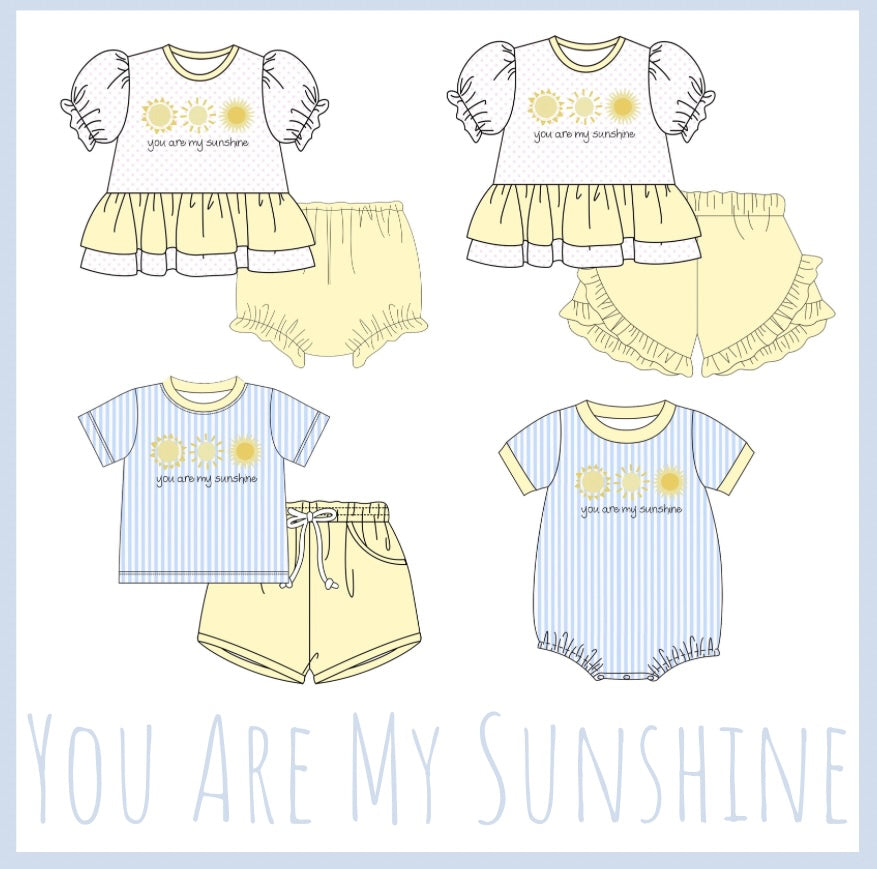 PREORDER 91 - You Are My Sunshine