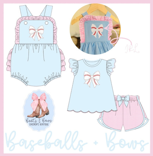 PREORDER 04 - Baseballs + Bows