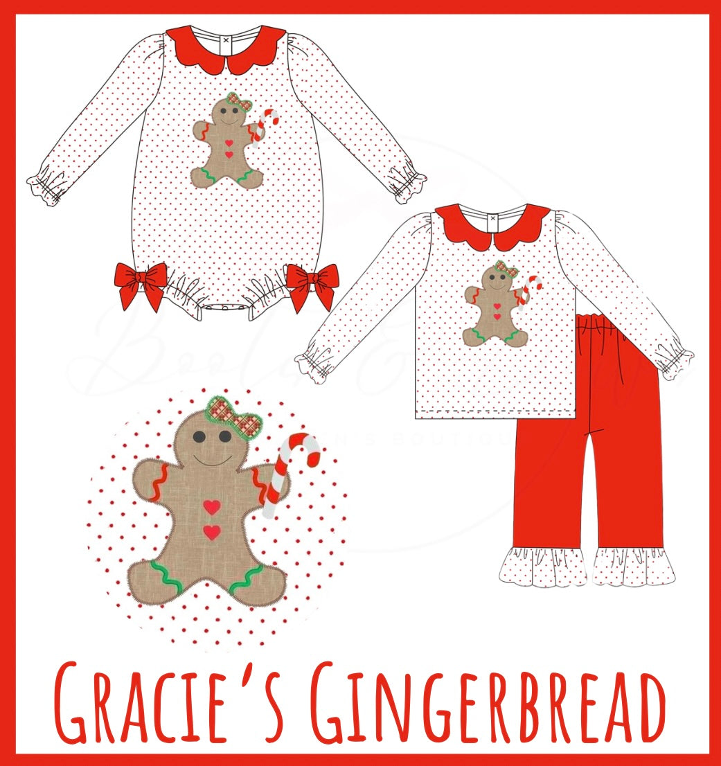 PREORDER 55 - Gracie's Gingerbread EXTRAS