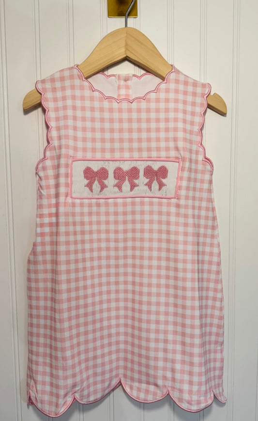 Bow Trio Smocked Dress