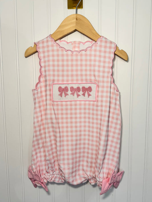 Bow Trio Smocked Bubble