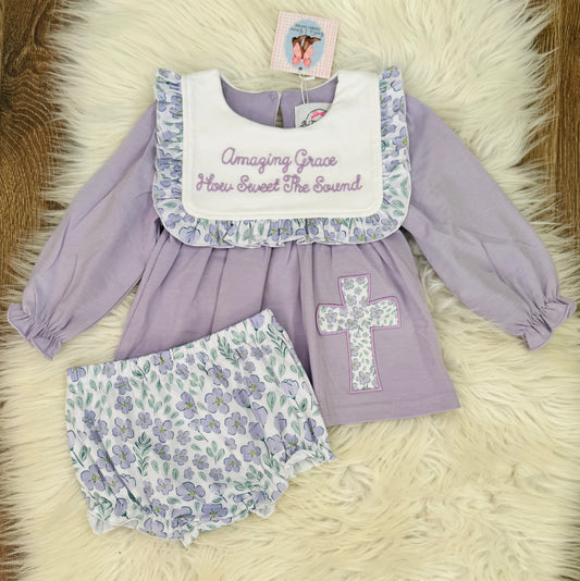 Amazing Grace Floral Bloomer Set