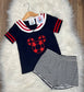 Let's Sail Away Boys Shorts Set