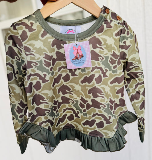 Old School Ruffle Pullover