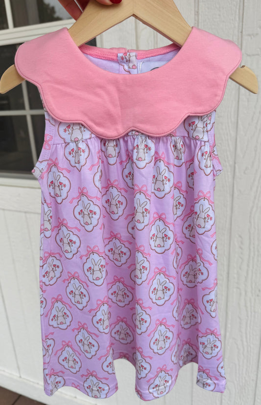 Bella's Bunnies Scalloped Collar Dress