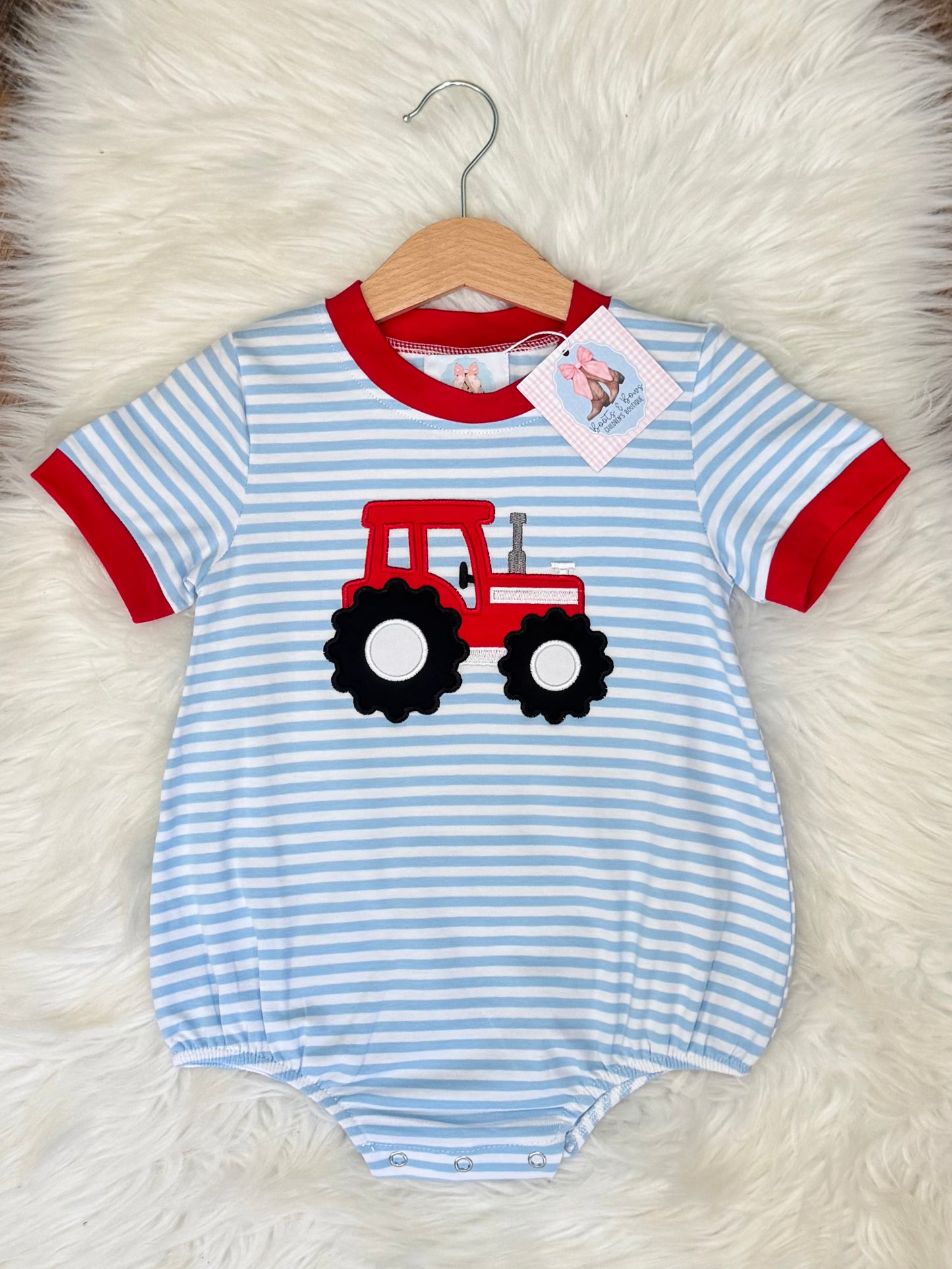 Big Red Tractor Boys Bubble