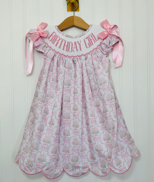 Birthday Girl Smocked Dress