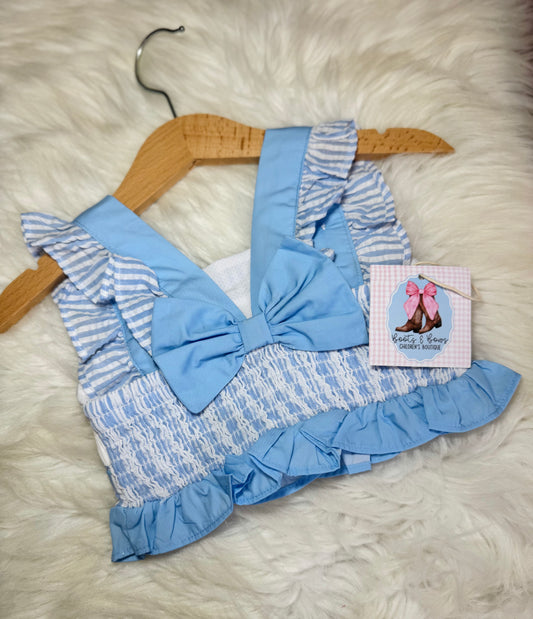 Ice Friends Smocked Swimsuit