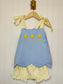 You Are My Sunshine French Knot Girls Shorts Set