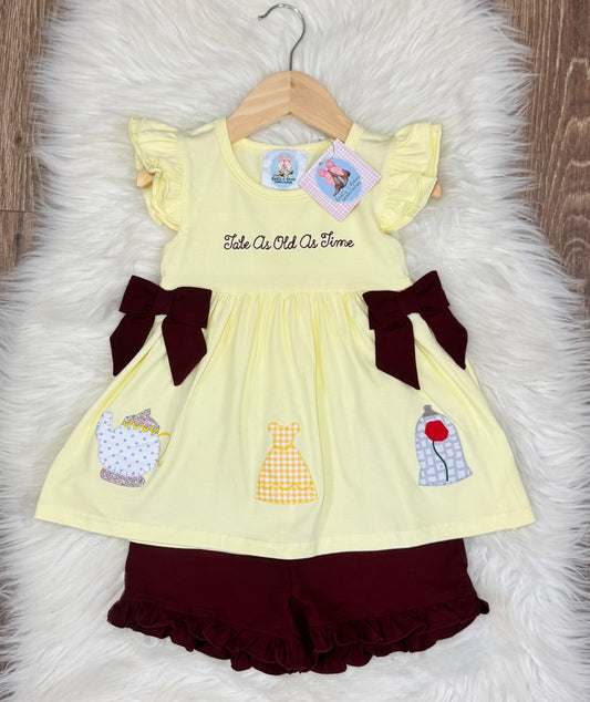 As Old As Time Shorts Set