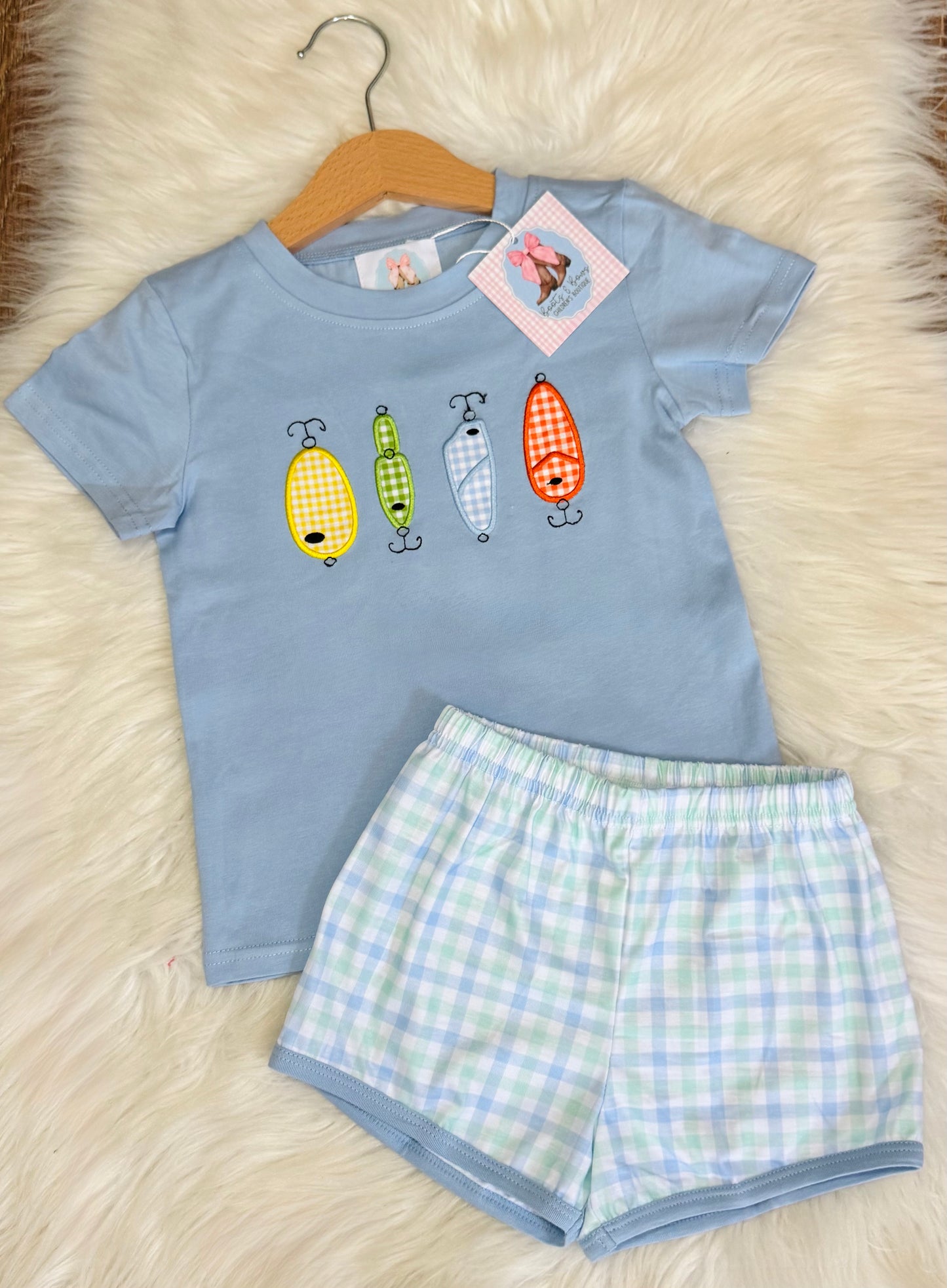 Lincoln's Lures Boys Shorts Set