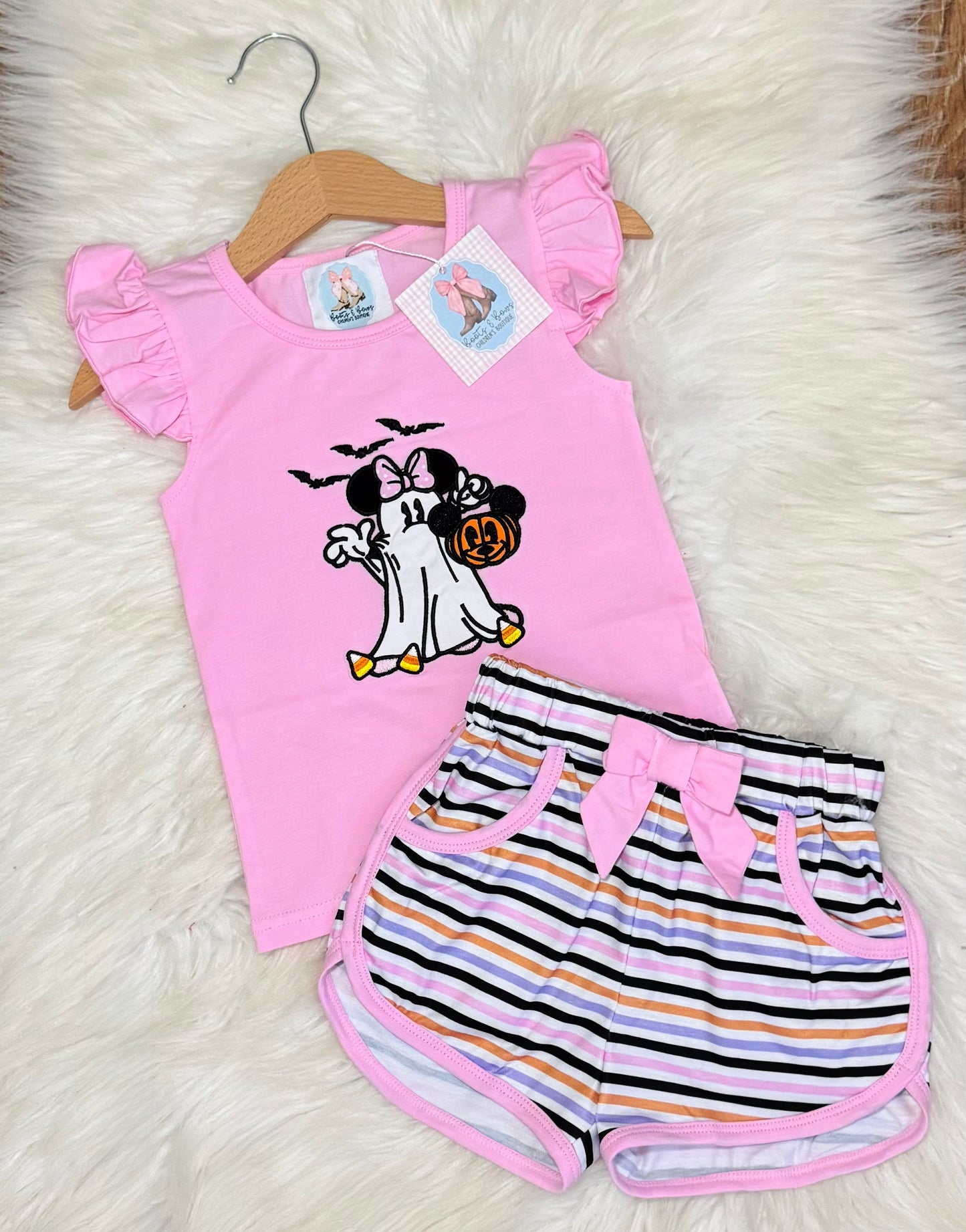 Sweet + Spooky Girls Shorts Set