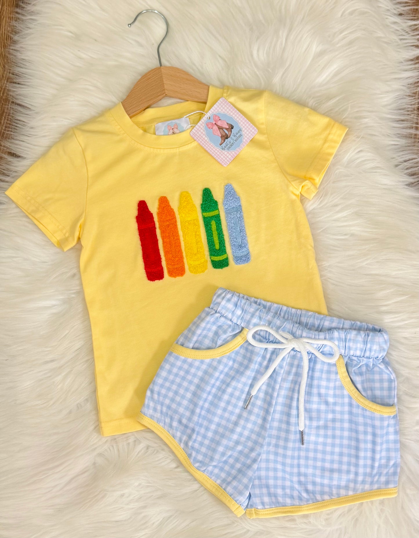 Colorful Cutie Boys Shorts Set