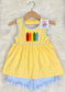 Colorful Cutie Girls Shorts Set