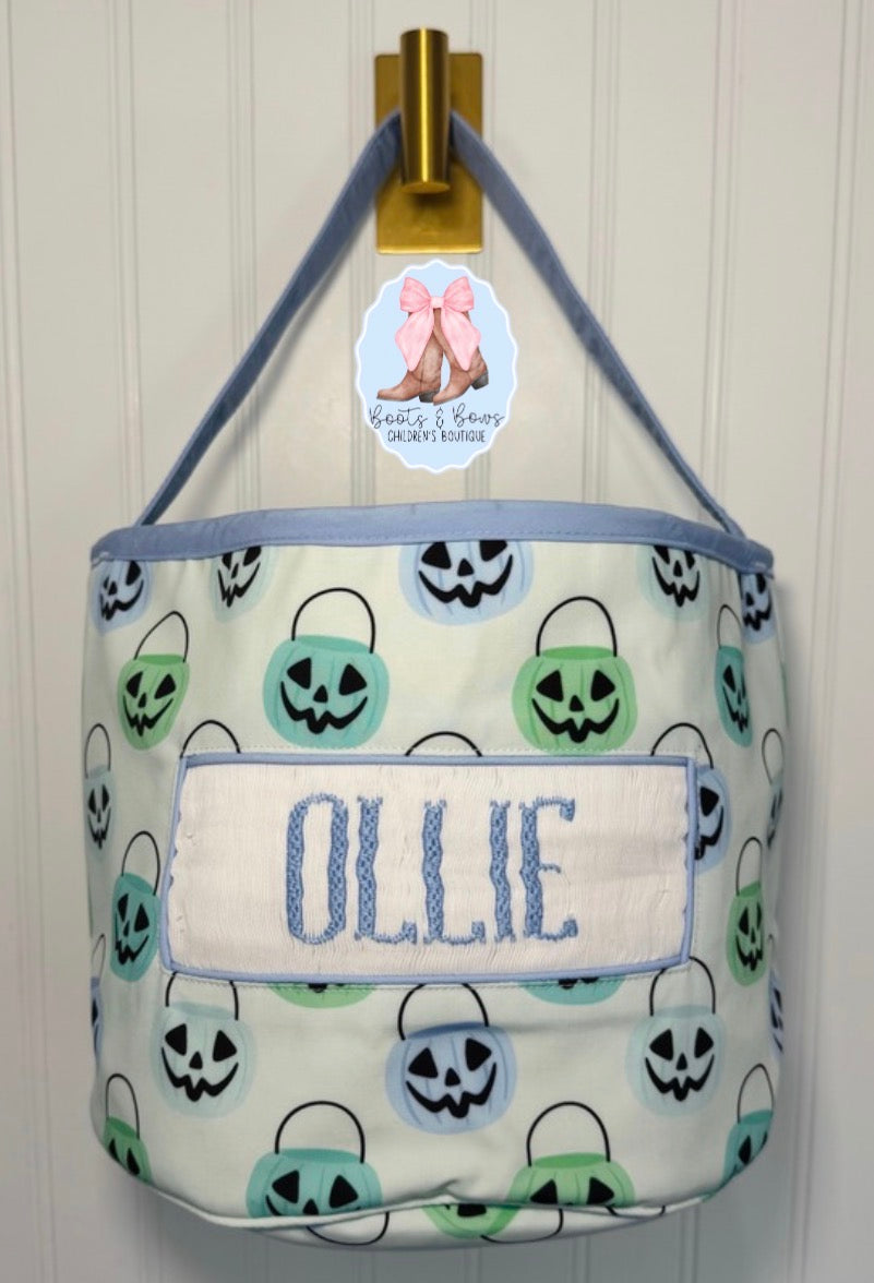 PREORDER 43 - Smocked Halloween Treat Baskets (ETA OCTOBER)