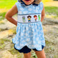 Toy Friends Girls Smocked Shorts Set