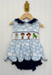 Toy Friends Girls Smocked Bloomer Set