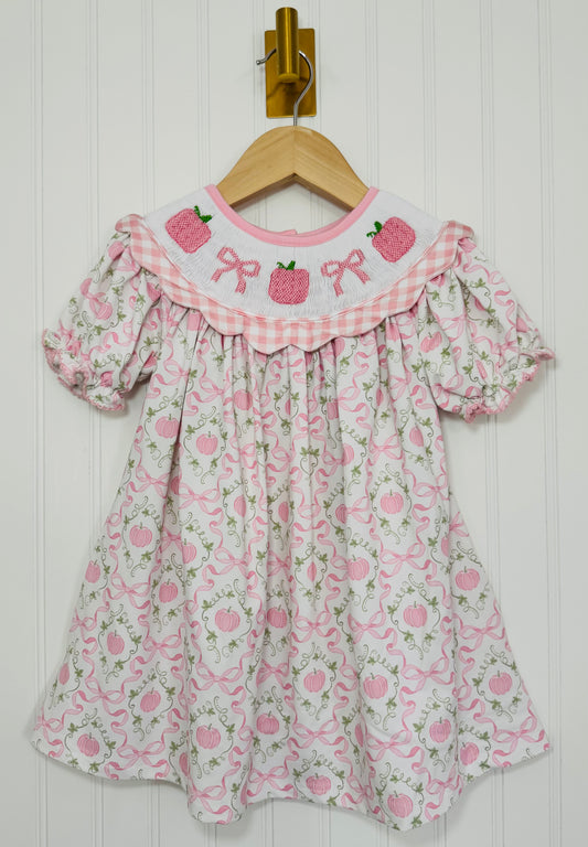 Blushing Pumpkins Smocked Dress