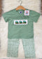Smocked Tractor Trio Boys Pants Set