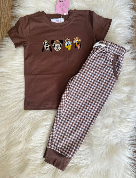 Safari Friends Boys Pants Set