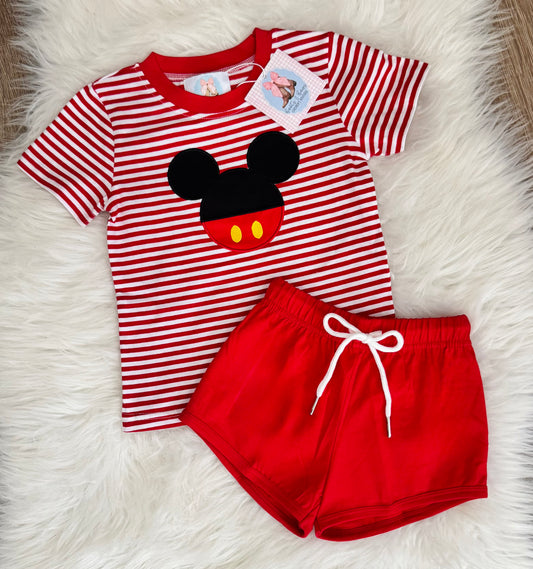 Classic Mouse Boys Shorts Set