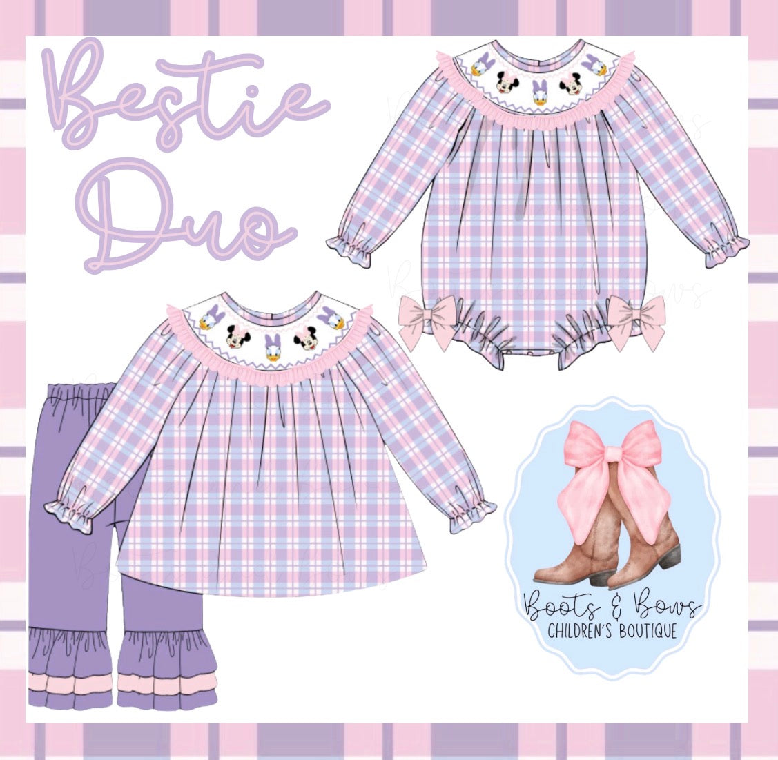 PREORDER 43 -Bestie Duo Smocks (ETA DECEMBER)
