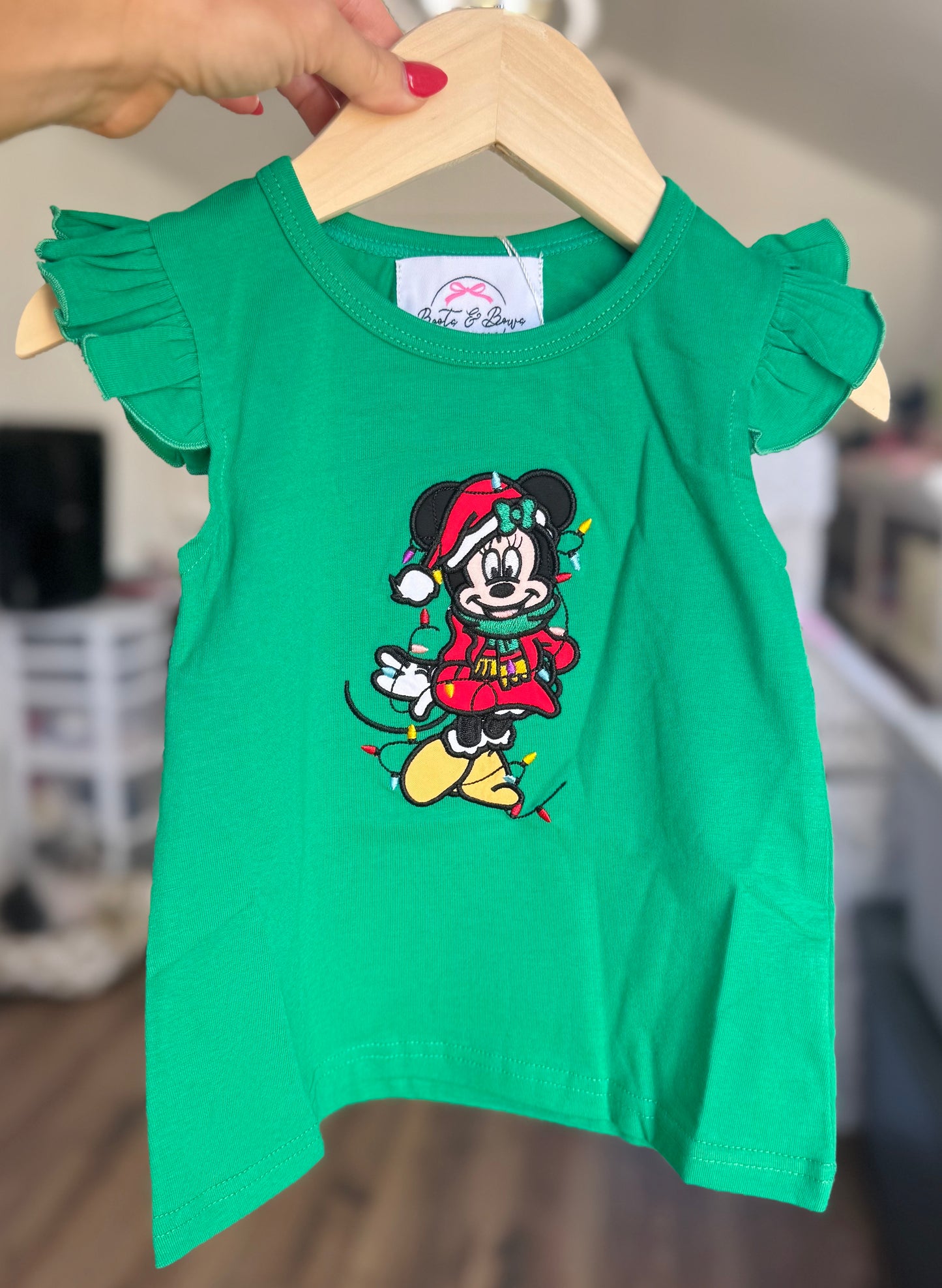 Very Merry Mouse Girls Shirt