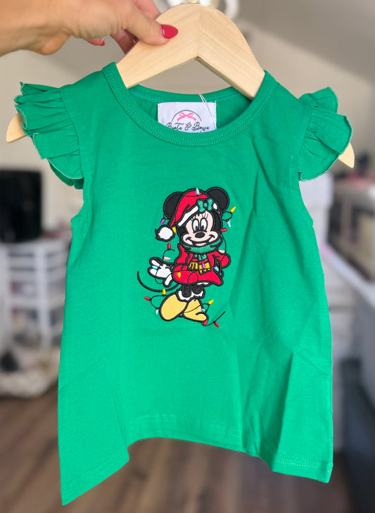 Very Merry Mouse Girls Shirt