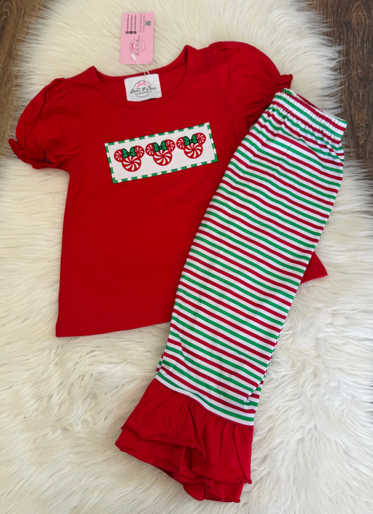 So Very Merry Girls Pants Set