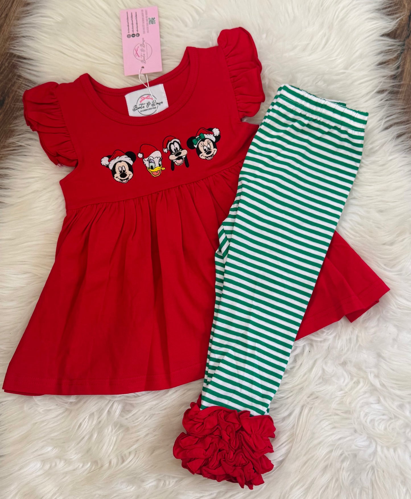 Christmas Pals Girls Pants Set